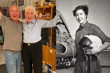 Cụ bà 82 tuổi - vị khách đặc biệt cùng tỷ phú Jeff Bezos bay vào không gian