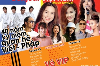 Liên hoan ẩm thực, âm nhạc kỷ niệm 40 năm quan hệ Việt – Pháp