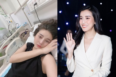 Sau những ngày nằm viện, Cao Thái Hà trở lại với thần sắc rạng rỡ