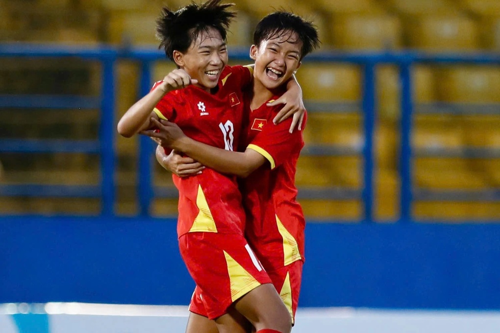 Con una victoria sin aliento, la selección femenina sub-17 de Vietnam obtuvo un excelente boleto a la Copa Asiática - 1 Thắng nghẹt thở, U17 nữ Việt Nam xuất sắc giành vé dự cúp châu Á - 1