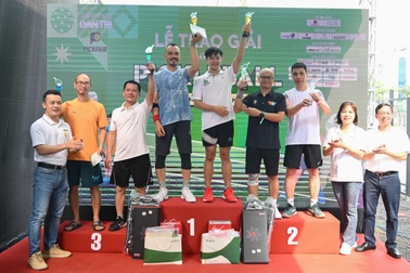 Xác định cặp đôi vô địch pickleball nội dung đôi nam Dân trí Lead