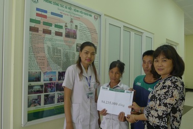 Hơn 94 triệu đồng đến với gia đình em Bích Hà