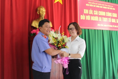 Xin lỗi công dân bị truy tố oan 7 năm trước