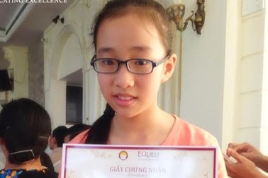 Gặp cô bé giành giải Nhất cả 3 vòng thi EC 2014