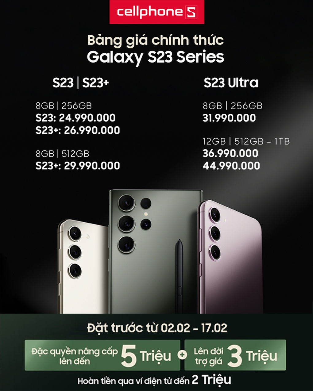 Samsung Galaxy S23 Plus  Ưu đãi 10tr, lên đời giá tốt nhất