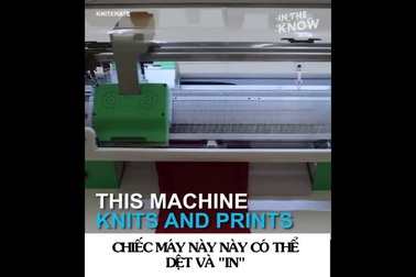 Ngỡ ngàng với chiếc máy có thể “in” ra  mọi loại trang phục