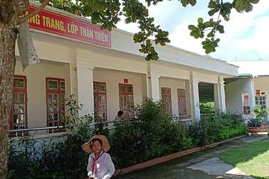 Náo nức ngày khai giảng ở những công trình phòng học mang tên Dân trí