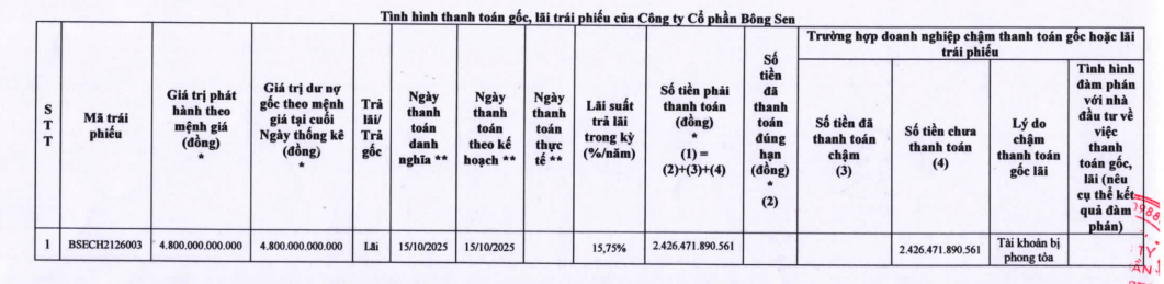 Công ty liên quan bà Trương Mỹ Lan chậm trả 2.426 tỷ đồng lãi trái phiếu - 1