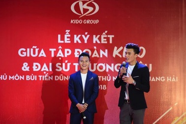 Nguyễn Quang Hải và Bùi Tiến Dũng trở thành Đại sứ Thương hiệu