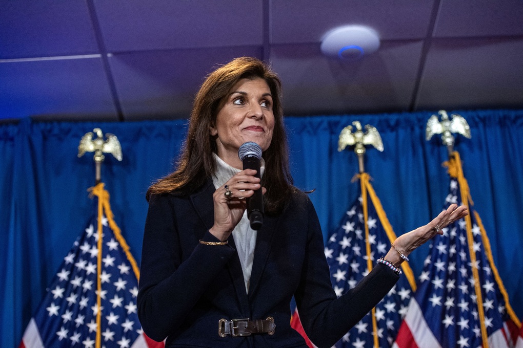 Bà Haley giành chiến thắng đầu tiên trước ông Trump - 1 Bà Haley giành chiến thắng đầu tiên trước ông Trump - 1