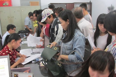 Nhận hồ sơ thí sinh tự do kể cả ngày nghỉ lễ