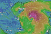 Bão Bualoi có khả năng mạnh thêm, giữ nguyên hướng di chuyển