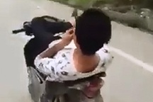 Nam thanh niên "vồ ếch" vì "khoe tài" lái xe bằng chân