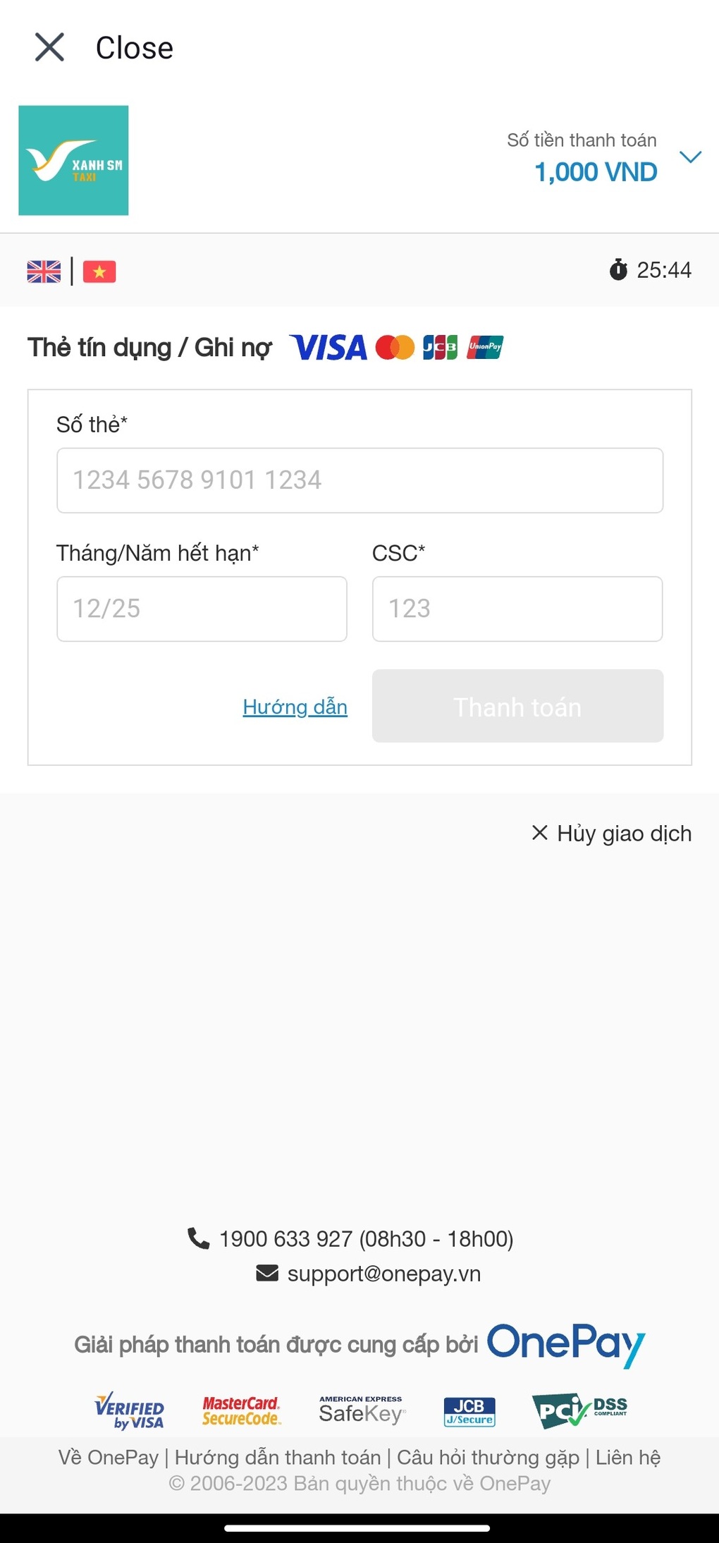 Có thể gọi taxi điện Xanh SM qua những hình thức nào? - 4