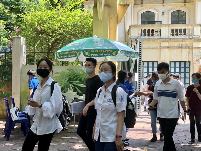 Thí sinh tham dự kỳ thi tốt nghiêp THPT 2021.