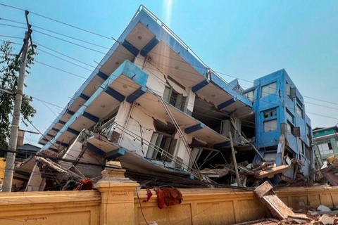 Số người chết do động đất ở Myanmar vượt 2.700