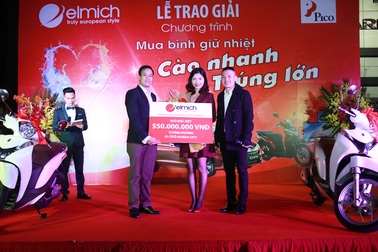 Elmich trao 550 triệu đồng cho khách hàng trúng thưởng giải Đặc biệt