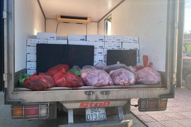 Hậu Giang: Phát hiện 3,5 tấn sản phẩm động vật không nguồn gốc