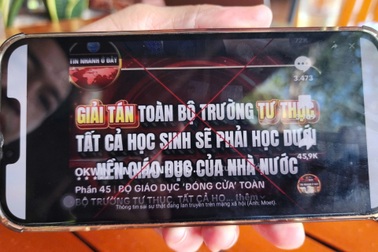 Bác tin đồn giải tán các trường học tư thục, đề nghị xử lý người đăng tải