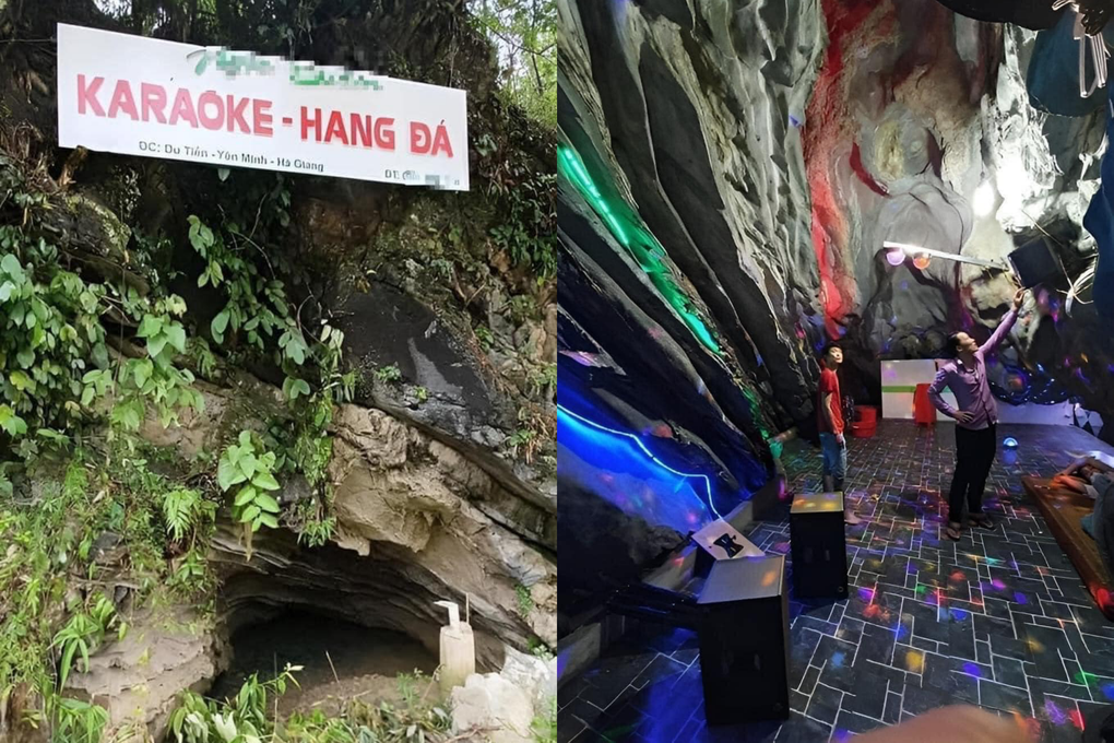 Xuất hiện quán karaoke hang đá ở Hà Giang gây xôn xao - 1