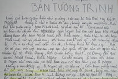 Họp kiểm điểm cô giáo bắt học sinh “trình bày kinh nghiệm làm cave”