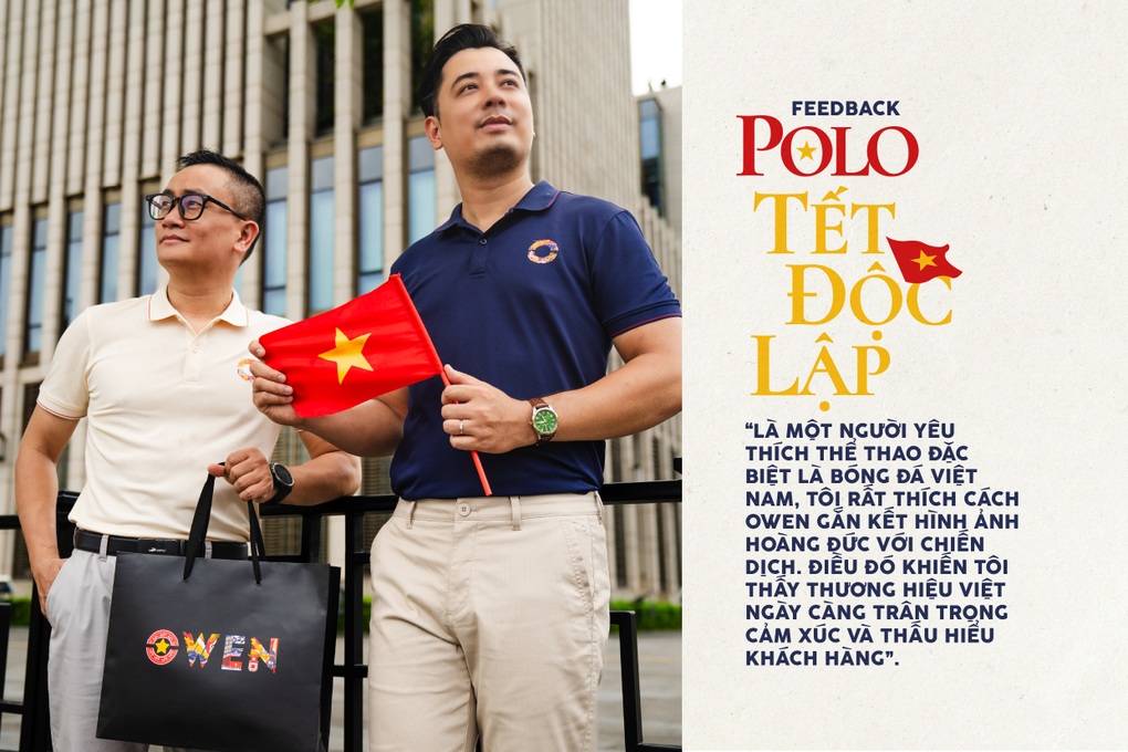 Chiến dịch “Tự hào 80 năm bản lĩnh Việt”: OWEN kết hợp cùng cầu thủ Hoàng Đức - 3 Chiến dịch “Tự hào 80 năm bản lĩnh Việt”: OWEN kết hợp cùng cầu thủ Hoàng Đức - 3