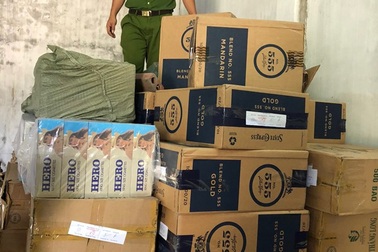 Bắt giữ 55 nghìn bao thuốc lá ngoại nhập lậu tại Quảng Ninh