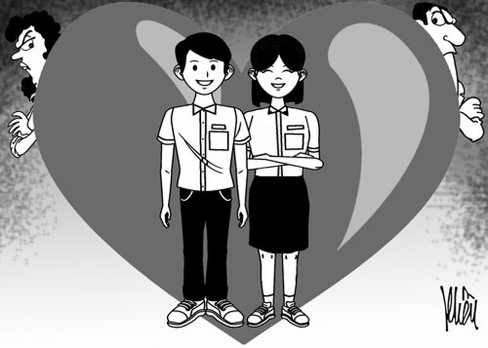 Học sinh yêu sớm: Cấm đoán hay vẽ đường? - 1 Học sinh yêu sớm: Cấm đoán hay vẽ đường? - 1