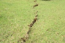 Dân hoang mang vì ngọn núi xuất hiện nhiều vết nứt lớn