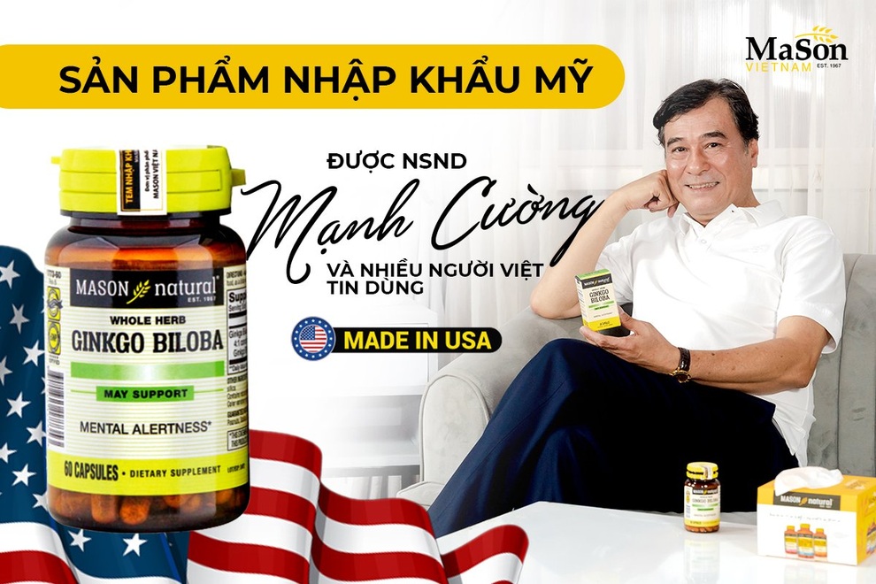 Mason Ginkgo Biloba - Sản phẩm tốt cho não bộ được NSND Mạnh Cường tin dùng - 3 Mason Ginkgo Biloba - Sản phẩm tốt cho não bộ được NSND Mạnh Cường tin dùng - 3