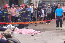 Xe gắn máy va chạm xe tải, nam sinh lớp 8 tử vong