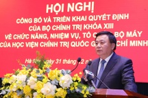 Học viện Chính trị quốc gia Hồ Chí Minh giảm 23 đầu mối cấp vụ