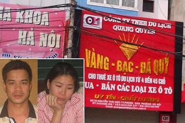 Vợ chồng chủ hiệu vàng “ôm” bao nhiêu tiền? 
