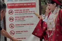 Xác minh clip DJ Ngân 98 phản ánh bị đuổi khỏi Nhà thờ Lớn Hà Nội