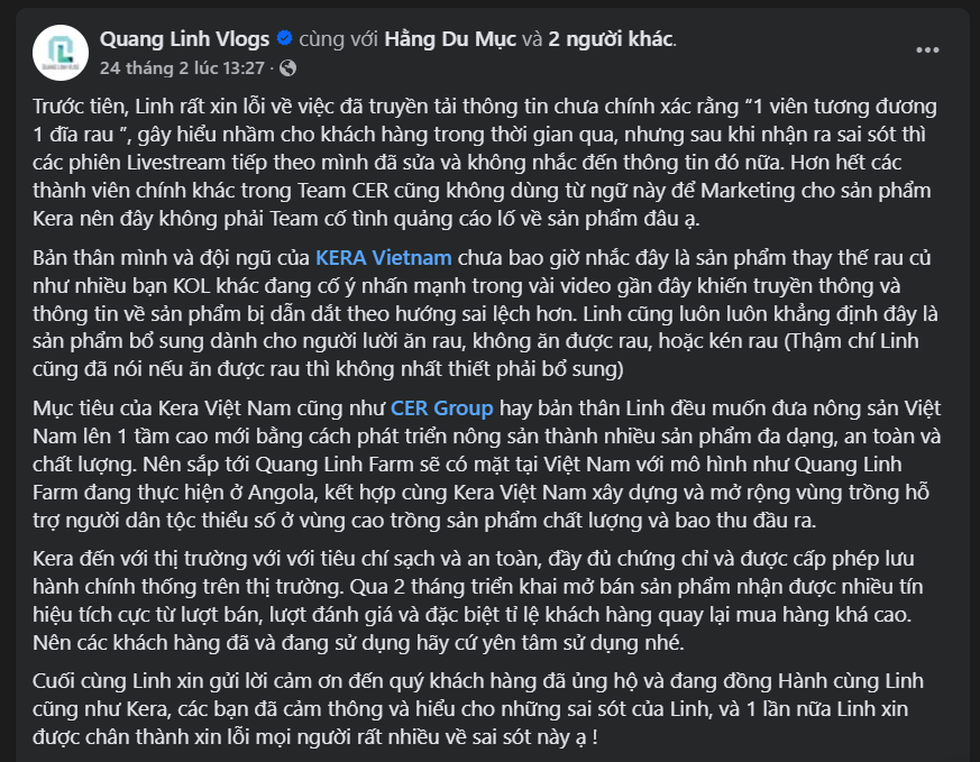 Từ vụ Quang Linh Vlogs và Hằng Du Mục: KOLs cần làm gì khi nhận quảng cáo? - 1 Từ vụ Quang Linh Vlogs và Hằng Du Mục: KOLs cần làm gì khi nhận quảng cáo? - 1