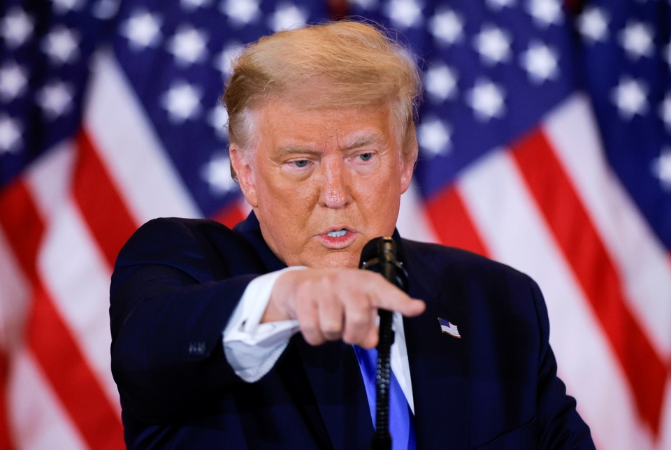 Ông Trump nghi ngờ có điều “bất thường” trong kiểm phiếu - 1 Ông Trump nghi ngờ có điều “bất thường” trong kiểm phiếu - 1