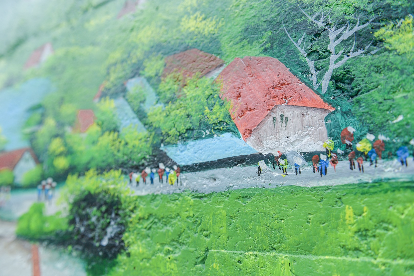 Con đường bích họa dài hơn 2 km ở ngoại thành Hà Nội - 18 Con đường bích họa dài hơn 2 km ở ngoại thành Hà Nội - 18