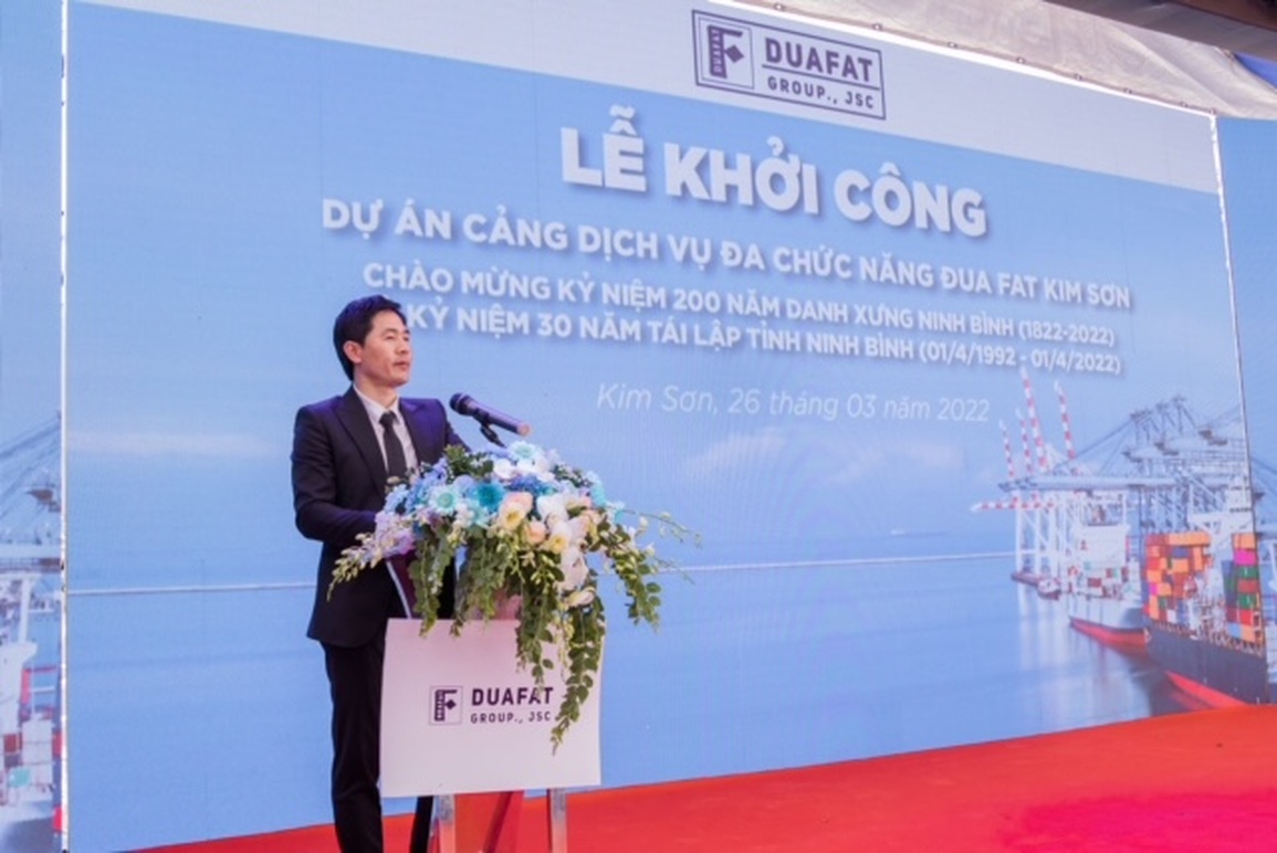 Khởi công Dự án Cảng Dịch vụ Đa chức năng Đua Fat 450 tỷ đồng tại Ninh Bình - 4 Khởi công Dự án Cảng Dịch vụ Đa chức năng Đua Fat 450 tỷ đồng tại Ninh Bình - 4