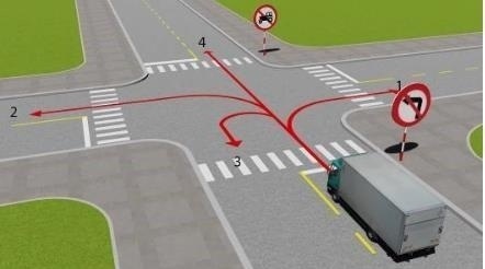 Những hướng nào ô tô tải được phép đi?