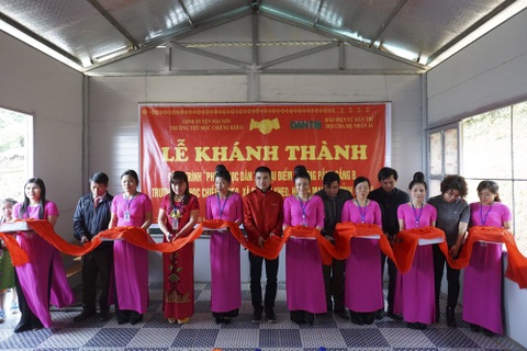 Khánh thành công trình phòng học Dân trí thứ 15 tại Chiềng Kheo