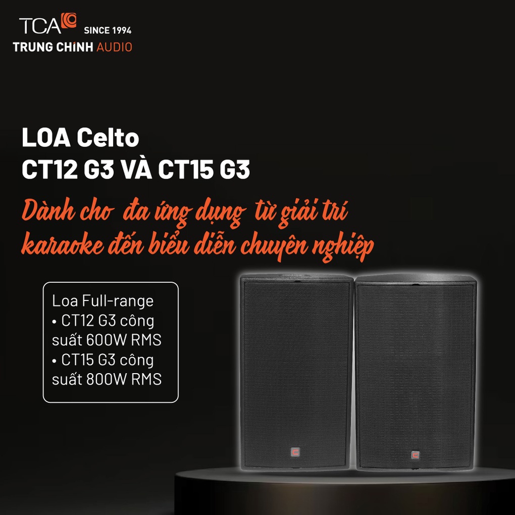 CELTO - dòng loa châu Âu đã có mặt tại Việt Nam - 4 CELTO - dòng loa châu Âu đã có mặt tại Việt Nam - 4