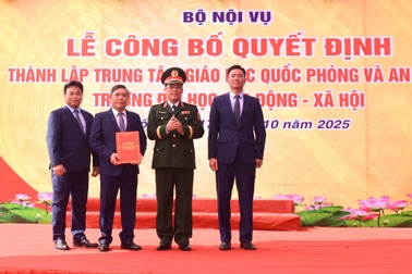 Trường Đại học Lao động - Xã hội ra mắt Trung tâm Giáo dục Quốc phòng và An ninh
