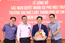 Loạt hiệu phó đại học được bổ nhiệm, có giáo sư "một không hai" của trường