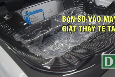 Vì sao khi lấy quần áo trong máy giặt lại bị giật tê tay?