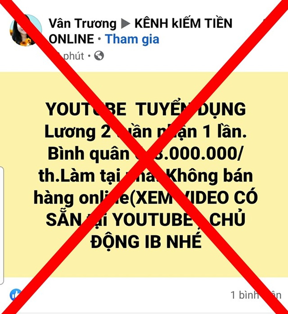 Kiếm tiền trên mạng: Coi chừng sập bẫy - 2 Kiếm tiền trên mạng: Coi chừng sập bẫy - 2
