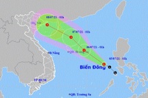 Vùng áp thấp trên Biển Đông có thể mạnh lên thành áp thấp nhiệt đới
