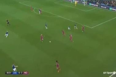 Everton 0-3 Man City: Phút 38, Sterling ghi bàn
