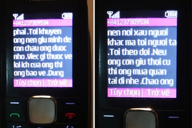 Một nhà báo bị nhắn tin đe dọa... mua quan tài