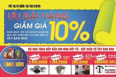 Faster - Siêu Khuyến Mại giới thiệu bếp từ - bếp điện từ Tây Ban Nha