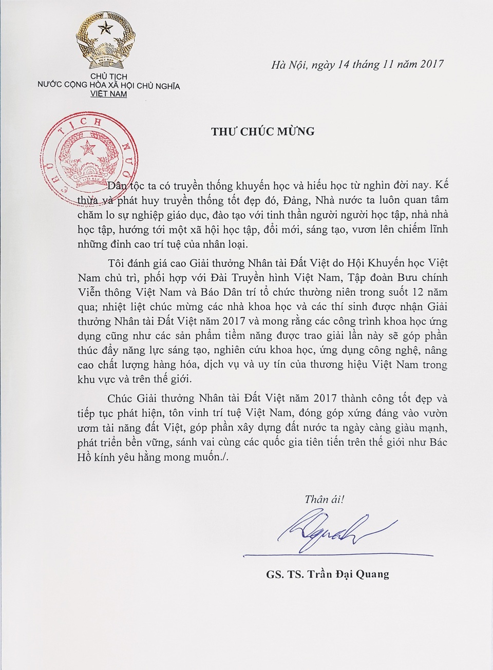 Giải thưởng Nhân tài Đất Việt: Tôn vinh tri thức thời đại và trí tuệ Việt - 6 Giải thưởng Nhân tài Đất Việt: Tôn vinh tri thức thời đại và trí tuệ Việt - 6